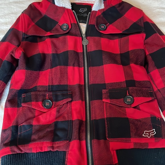 Fox Girls Checker Jacket - Picture 3 of 9